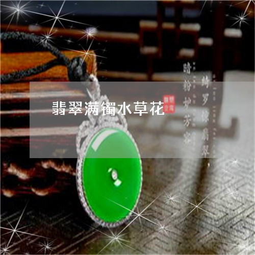 翡翠满镯水草花/2023061518381