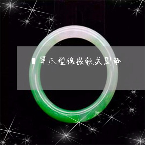 翡翠爪型镶嵌款式图解
