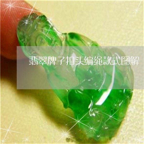 翡翠牌子扣头编绳款式图解/2023061978371