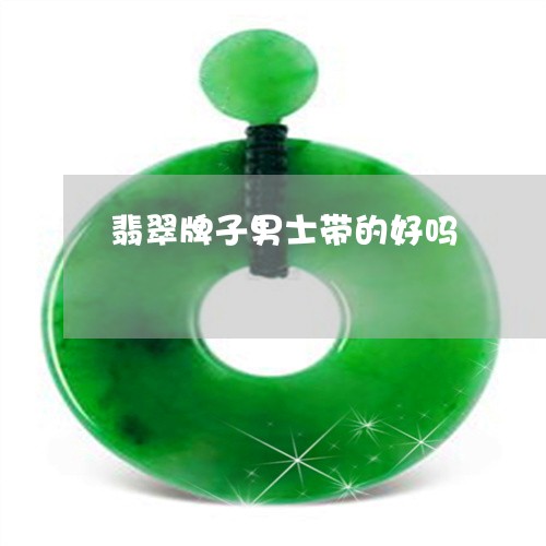 翡翠牌子男士带的好吗