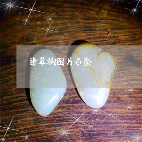 翡翠狗图片吊坠/2023032431281