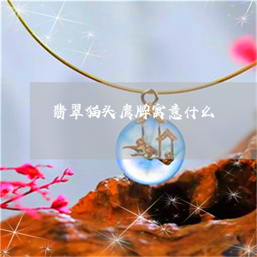翡翠猫头鹰牌寓意什么/2023060926837 翡翠猫头鹰牌寓意什么/2023060926837