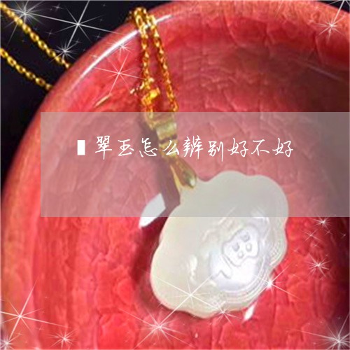 翡翠玉怎么辨别好不好 翡翠玉怎么辨别好不好