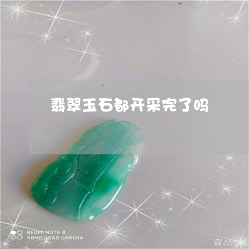 翡翠玉石都开采完了吗/2023060981626 翡翠玉石都开采完了吗/2023060981626
