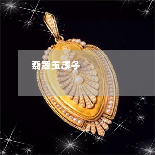 翡翠玉莲子/2023071315046 翡翠玉莲子/2023071315046