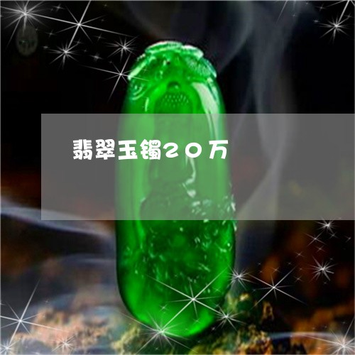 翡翠玉镯20万/2023032456273