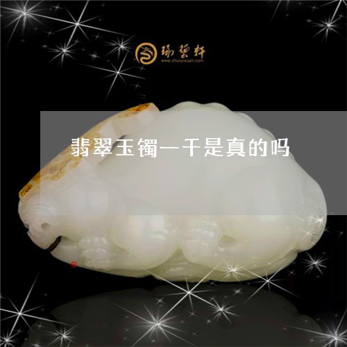 翡翠玉镯一千是真的吗 翡翠玉镯一千是真的吗