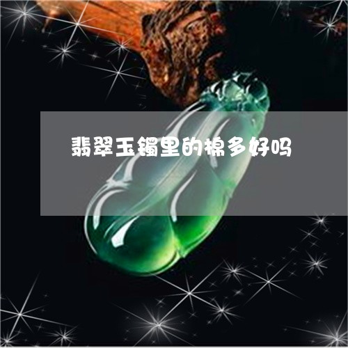 翡翠玉镯里的棉多好吗/2023060802646