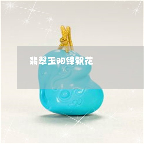 翡翠玉阳绿飘花/2023032504947 翡翠玉阳绿飘花/2023032504947