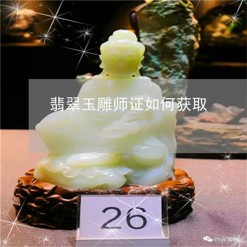 翡翠玉雕师证如何获取/2023060852816