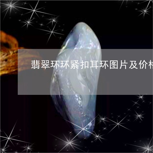 翡翠环环紧扣耳环图片及价格/2023071260313