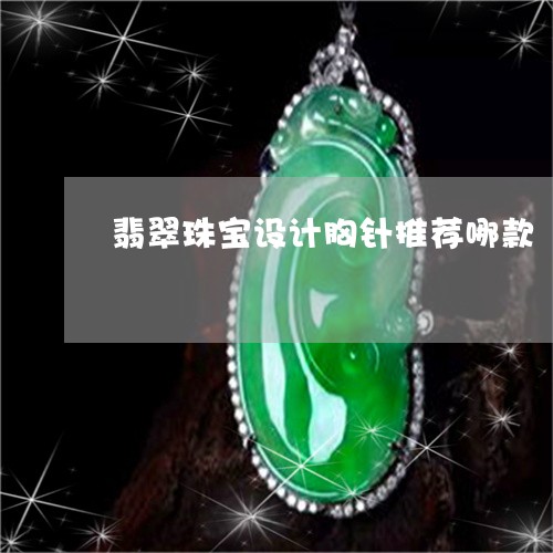 翡翠珠宝设计胸针推荐哪款/2023061929392