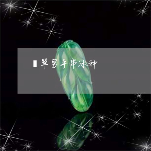 翡翠男手串冰种/2023032496926