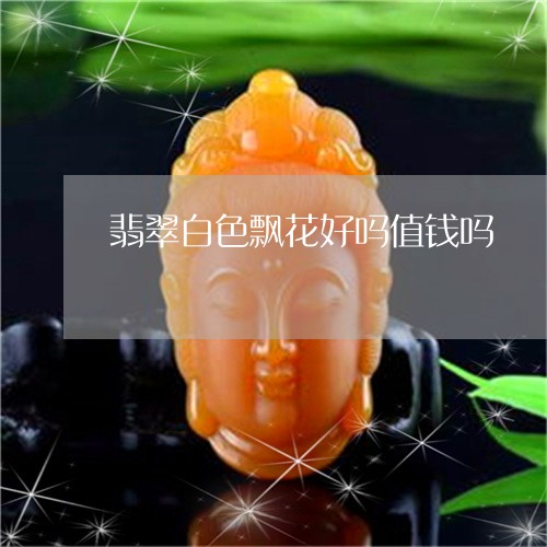 翡翠白色飘花好吗值钱吗/2023062776181