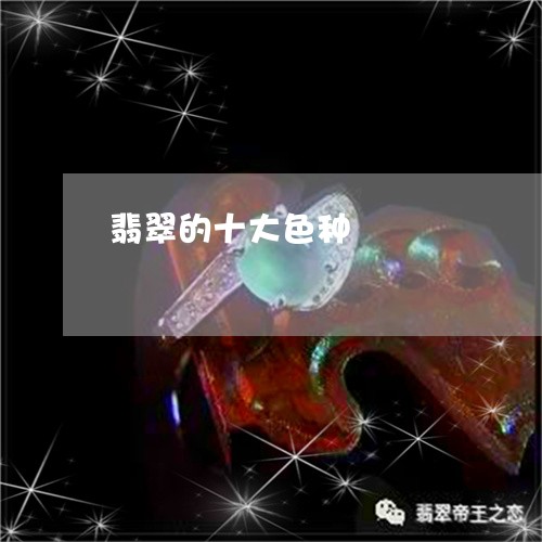 翡翠的十大色种/2023032561836 翡翠的十大色种/2023032561836