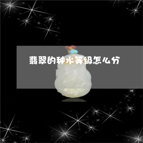 翡翠的种水等级怎么分 翡翠的种水等级怎么分
