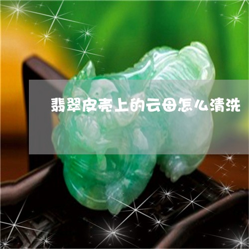 翡翠皮壳上的云母怎么清洗/2023071124158