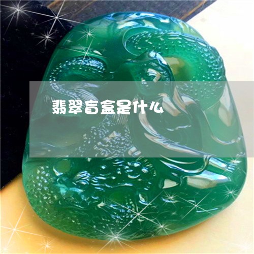 翡翠盲盒是什么/2023032513048 翡翠盲盒是什么/2023032513048