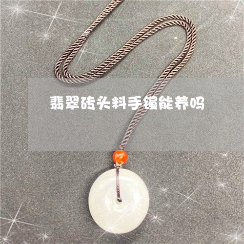 翡翠砖头料手镯能养吗/2023060618250