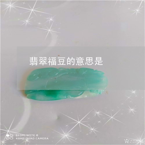 翡翠福豆的意思是/2023062186139