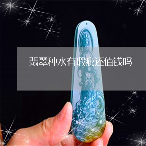 翡翠种水有瑕疵还值钱吗/2023061920605