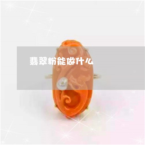 翡翠粉能做什么/2023032484828