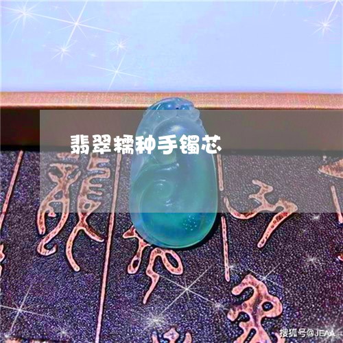 翡翠糯种手镯芯/2023032404925 翡翠糯种手镯芯/2023032404925