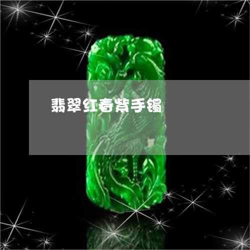 翡翠红春紫手镯/2023061557240