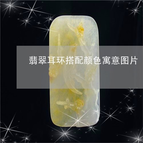 翡翠耳环搭配颜色寓意图片/2023061901804