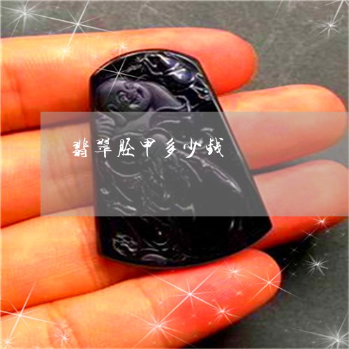 翡翠胫甲多少钱/2023032337369