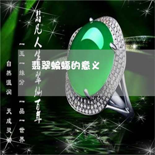 翡翠蝙蝠的意义/2023032459179 翡翠蝙蝠的意义/2023032459179