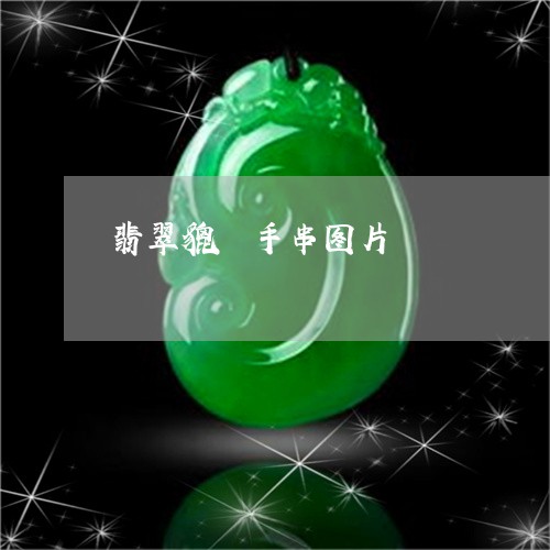 翡翠貔恘手串图片/2023062136168