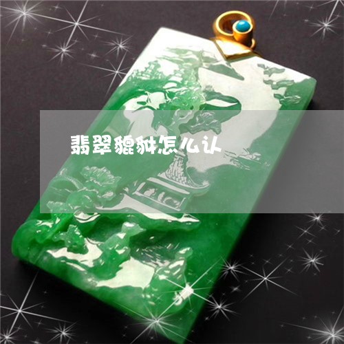 翡翠貔貅怎么认/2023032414250