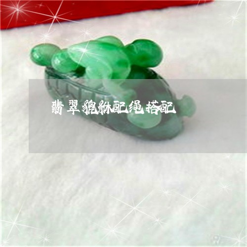 翡翠貔貅配绳搭配/2023030437259