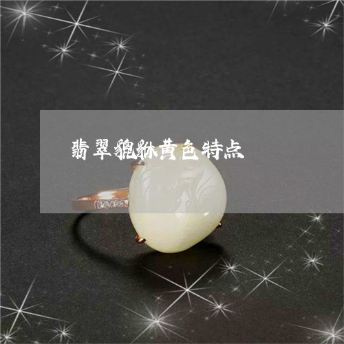 翡翠貔貅黄色特点/2023030428250