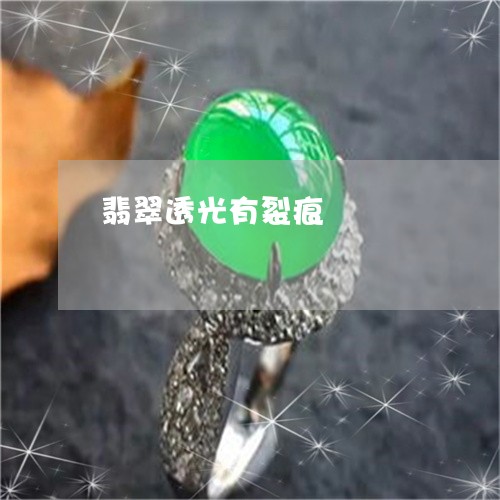 翡翠透光有裂痕/2023032350571 翡翠透光有裂痕/2023032350571
