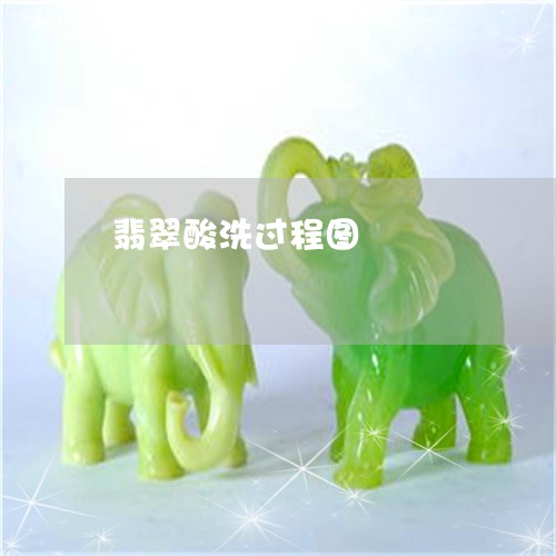 翡翠酸洗过程图/2023032314826