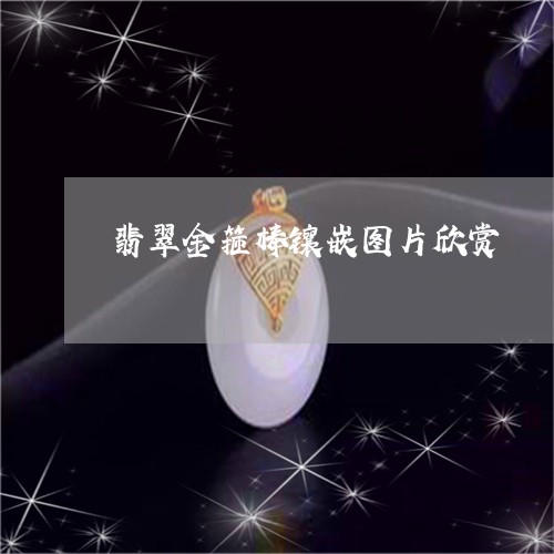 翡翠金箍棒镶嵌图片欣赏/2023061894826