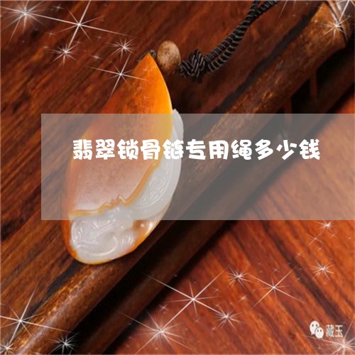 翡翠锁骨链专用绳多少钱/2023061934150