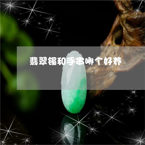 翡翠镯和手串哪个好养/2023060749502