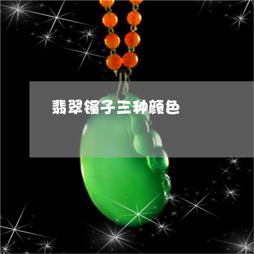翡翠镯子三种颜色/2023030349293