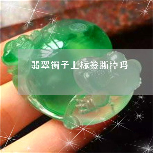 翡翠镯子上标签撕掉吗/2023060643726