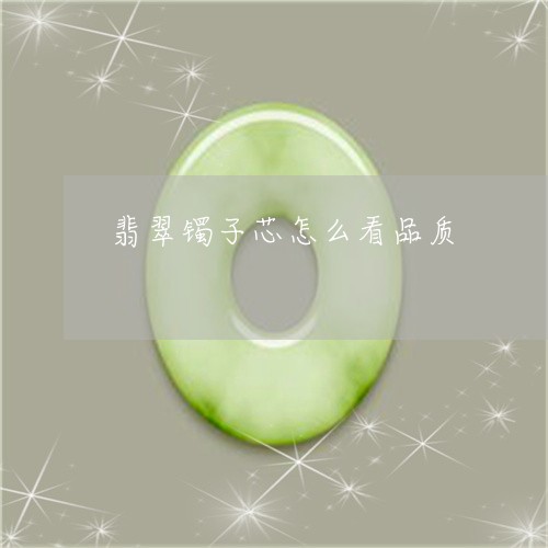 翡翠镯子芯怎么看品质/2023060674047 翡翠镯子芯怎么看品质/2023060674047