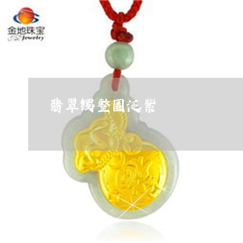 翡翠镯整圈泛紫/2023032470583 翡翠镯整圈泛紫/2023032470583