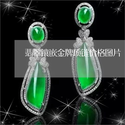 翡翠镶嵌金牌项链价格图片/2023062983895 翡翠镶嵌金牌项链价格图片/2023062983895