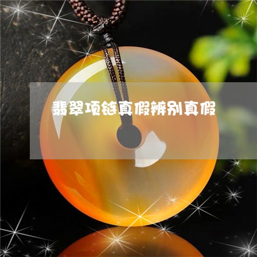 翡翠项链真假辨别真假/2023060671702