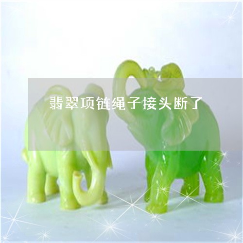 翡翠项链绳子接头断了/2023060638059 翡翠项链绳子接头断了/2023060638059