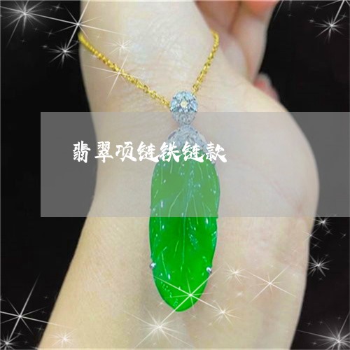 翡翠项链铁链款/2023032326061
