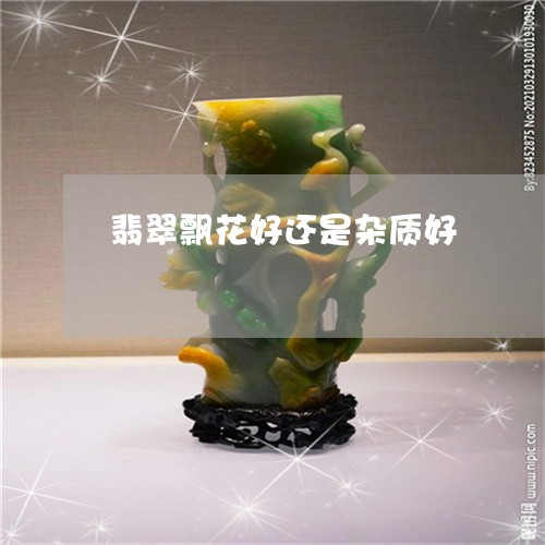 翡翠飘花好还是杂质好/2023060404258 翡翠飘花好还是杂质好/2023060404258