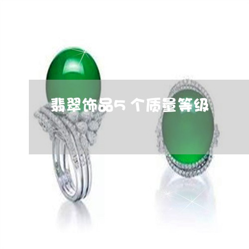 翡翠饰品5个质量等级/2023060595914 翡翠饰品5个质量等级/2023060595914